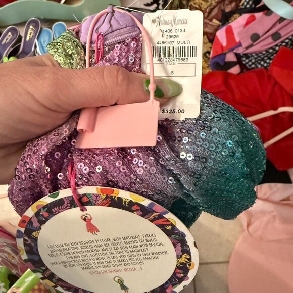 Celia b Rainbow sequin dress size small new with tags - Picture 5 of 7